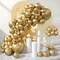 Metallic Gold Party Balloons - 100 Pcs 5/10/12/18 Inch Balloons Helium Quality Latex Balloons As Birthday Party Balloons/Graduation Balloons/Valentines Day Balloons/Baby Shower/Wedding